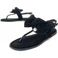 Montevita Montevida Flache Sandale Flipp4 in Schwarz