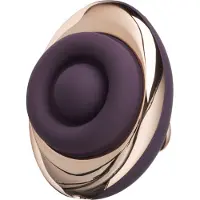 Belou - Akku Vulva-Vibrator, rotierend (lila)