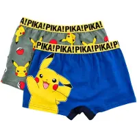 Pokémon Pikachu Jungen Boxershorts 2er Pack in Blau | Gr.: 116/128