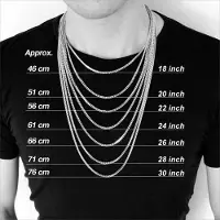 Bijoux Steine und Mineralien. Halskette mit 5 Amazonit-Perlen aus Brasilien. Kette aus rostfreiem Stahl Halskette für Frauen, Männer. Anpassbare Größe.