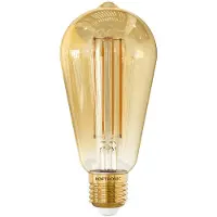 HOFTRONIC™ LED-Glühfadenlampe E27 7W 806lm ST64 1800-3000K dimmbar bernsteinfarbenes Glas