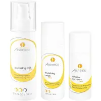 Aesthetico 3er Sparset Cleansing Milk + Revitalizing Cream Sensitive Eye 265 ml Kombipackung