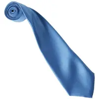 Premier - "Colours Collection" Krawatte (Mittelblau)