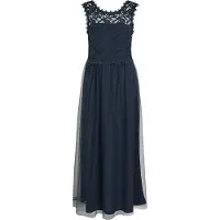 Vila Vilynnea Spitzen Maxikleid