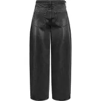 ONLY ONLGIANNA MW STRAIGHT DNM DOT980 NOOS Damen Jeans Schwarz : Größe - W27 L32 Größe: W27 L32