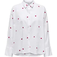 ONLY Hemdbluse "ONLNEW LINA GRACE LS EMB SHIRT NOOS WVN"