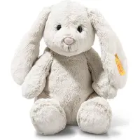 Steiff Kuscheltier Nachtlicht Soft Cuddly Friends Hase Hoppie Hellgrau (28 cm)