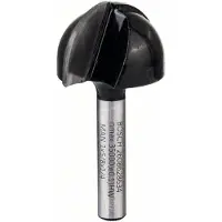 Bosch Hohlkehlfräser, 1/4-Zoll, R1 12,7 mm, D 25,4 mm, L 15,6 mm, G 49 mm