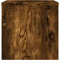 vidaXL Nachttische 2 Stk. Räuchereiche 40x30x30 cm