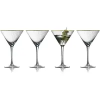 Lyngby Martiniglas Palermo Clear 250 ml (4er Set)