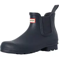 Hunter Chelsea Boots Unisex Blau Gummi