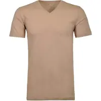 Ragman T-Shirt "Set:", Herren, Gr. S, beige (light skin, 086), Jersey, Baumwolle, slim fit, V-Ausschnitt, Shirts T-Shirt