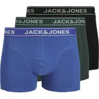 JJ REBEL Trunk "JACBLACK – Boxershorts mit Stretch, Jersey und mittlerer Taille" Packung, 3 Stk. unifarben, modisch, regular fit, Jersey