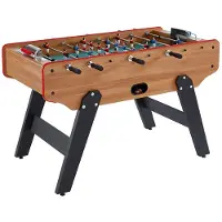 Vente-unique Tischfußball Paulo Naturfarben Hell 153 cm