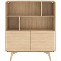 Vente-unique Bücherregal Jalemo Naturfarben Hell 108 cm
