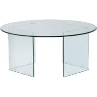 Vente-unique Couchtisch - Sicherheitsglas - ADAMO