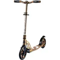 SIX DEGREES Aluminium Scooter mit Klappmechanismus und Ständer 205 mm Höhenverstellbar Golden Dusk Testsieger