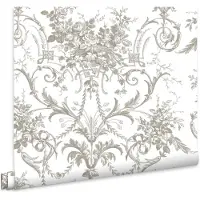 Laura Ashley Vliestapete "TUILERIES" floral glatt Design Tapeten