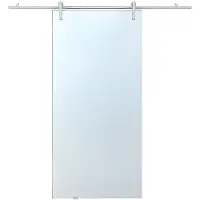 Vente-unique Schiebetür Cleaver Transparent 83 cm