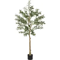 HOMCOM Künstliche Pflanze-15L x 15B x 150H cm-Grün | Gr.: onesize