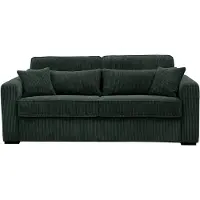 Vente-unique Mondovi, Sofabett, Wohnzimmer, Grün, 4 Sitz(e), Grün, Strukturierte Oberfläche