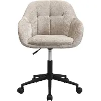 Vente-unique Bürostuhl Ohne Armlehnen Lassandra Beige 60 cm