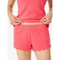 Pj Salvage Damen Pyjamashorts Tropical Dreams - himbeere - Größe XS
