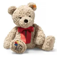 Steiff Kuscheltier Soft Cuddly Friends Teddybär Jimmy Happy Birthday Beige (35cm)