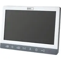 Emos Zusatz-Monitor zur Video-Türsprechanlage H3015, Bildschirm mit 7'' LCD-Farbdisplay, Snapshot, Aufnahme, Intercom, H3015