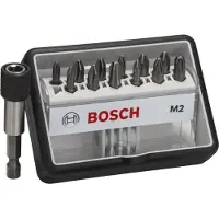 Bosch 12+1-tlg. Schrauberbit-Set, Robust Line, M PH/PZ, Extra Hard-Ausführung