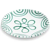 Gmundner Keramik Dessertteller Cup 20 cm Grüngeflammt