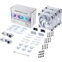 Phanteks D30 PWM Regular Airflow, D-RGB Lüfter, 3er Pack - 140mm, weiss