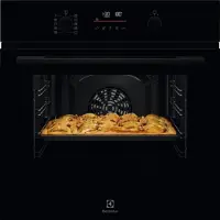 Electrolux EOFDP46BK Backofen 60cm Schwarz Pyrolyse 9Heizarten 25Automatikprogramme EXPloreDisplay