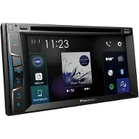 Pioneer AVH-A3200DAB, Schwarz, 2 DIN, 50 W, CD, DVD, 15,8 cm (6.2"), A2DP, AVRCP