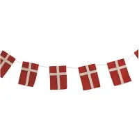 SCANSEASON Flag garland Felt 16 flags 3 meters.