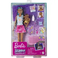 Mattel HJY34 - Barbie - Skipper Babysitters Inc - Babysitterpuppe mit Zubehör, Spielset