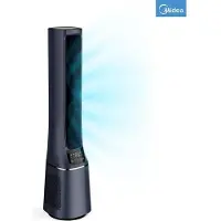 Midea AMS150-PBW Luftreinigender Turmventilator, Smart WiFi, Fernbedienung, H13 HEPA-Filter, 10 Geschwindigkeiten, ION-Modus, intelligente Luftrichtung, Schlafmodus, LED-Anzeige