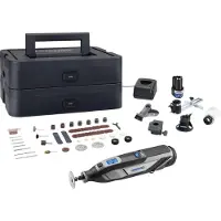 Dremel 8240, Kabelloses Multitool, 1 x 12-V-2-Ah-Akku), 65 Zubehöre