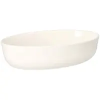 Starpak "Cella" Mehrweg-Schalen oval, 900 ml, weiß 90386 , 1 Packung = 15 Stück