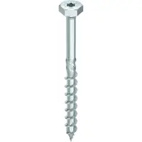 Heco TOPIX-plus 10,0 x 140, Sechskantkopf, Sechskant + T-Drive, TG, A3K