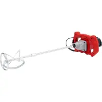 Stier Rührwerk RW80, Mörtelrührer, 1220 W, maximales Mischvolumen 80 l, geeignet für Farbe, Mörtel