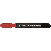 Stier Stichsägeblatt ST 75/2/1, für Holz, gerader Schnitt, 4-50mm Materialdicke, für Weichholz, Sperrholz, Multiplex, Spanplatten, Konstruktionsholz, gefräst und gewellt