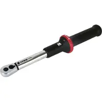Stier Drehmomentschlüssel mit Umschaltknarre 1/4 Zoll, Aufnahme 5 - 25 Nm, hohe Auslösegenauigkeit, Umschaltfunktion, Auslösesignal, Vierkantantrieb, DIN 3120