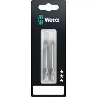 Wera 867/4 Z TORX BO Bits mit Bohrung SB, TX 30 x 70 mm, 2-teilig