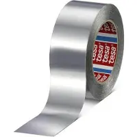 TESA Alu Tape 75µ O. Liner 34 Silber-Matt 50m x 50mm