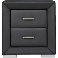 Vente-unique Nachttisch Capitole Schwarz 51.5 cm