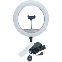 ILike Elight SR14 36cm LED Light Ring with Smartphone holder + 220V Adapter + BT remote
