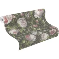 Rasch Papiertapete "Papiertapete 278316 mit Rosen" floral glatt Vintage