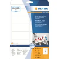Herma Etiketten Nr. 4348, 96 x 42,3 mm, ablösbar, selbstklebend, sichere Haftung, Papier, weiß, 300 Stück