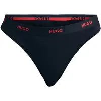 HUGO String aus Stretch-Baumwolle mit Logos am Bund Grösse L